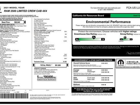 Used 2021 RAM 2500 Limited AWD/4WD image 55