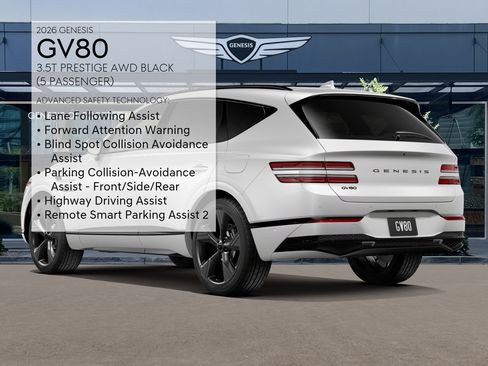 New 2026 Genesis GV80 3.5T Prestige AWD/4WD image 7