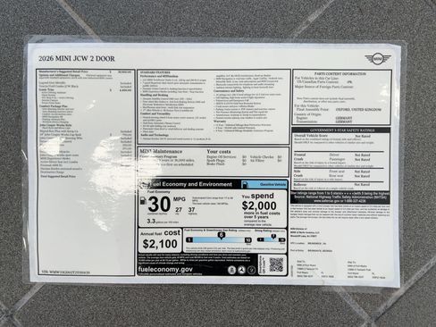 New 2026 MINI Cooper John Cooper Works image 35