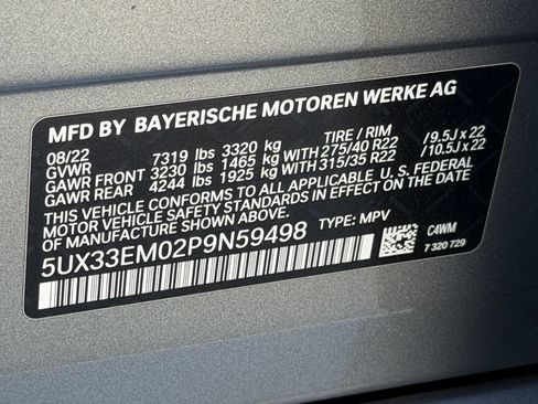 Used 2023 BMW X7 M60i w/ Executive Package AWD/4WD image 33