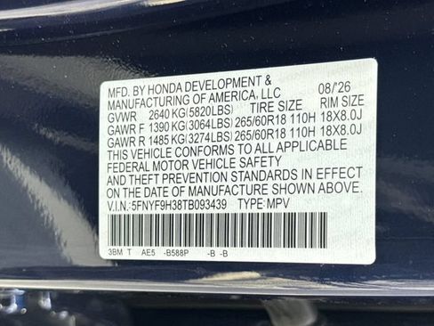 New 2026 Honda Passport RTL image 37
