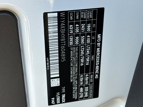 New 2026 Mercedes-Benz Sprinter 2500 image 27