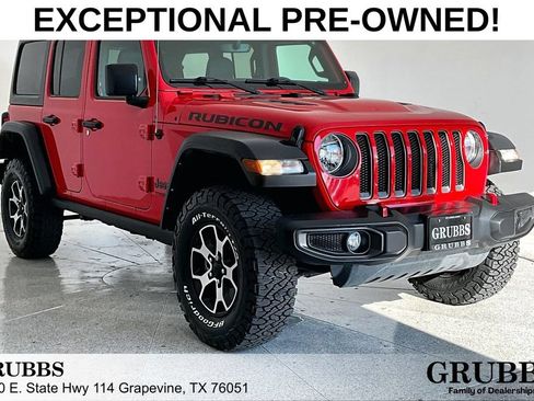 Used 2022 Jeep Wrangler Unlimited Rubicon w/ Cold Weather Group AWD/4WD image 1