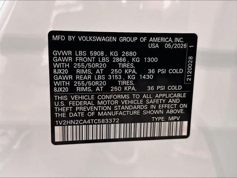 New 2026 Volkswagen Atlas SE AWD/4WD image 7