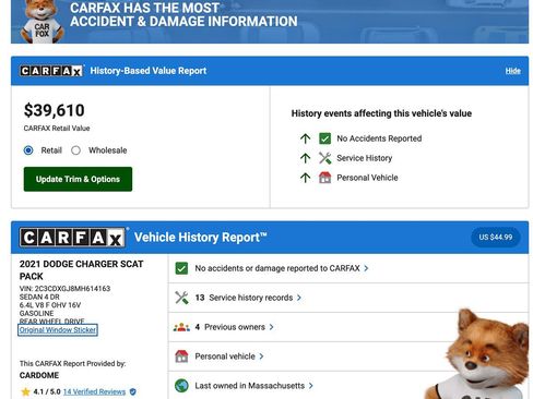 Used 2021 Dodge Charger Scat Pack w/ Dynamics Package image 8