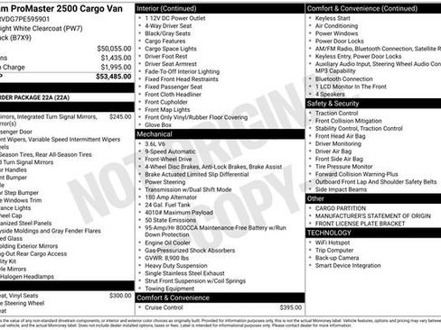 Used 2023 RAM ProMaster 2500 image 1