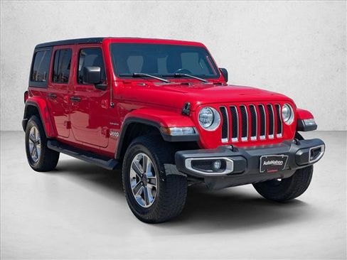 Used 2020 Jeep Wrangler Unlimited Sahara AWD/4WD image 3