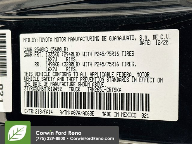 Used 2021 Toyota Tacoma SR RWD image 32