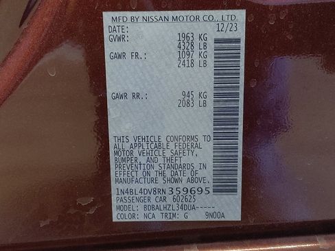 Used 2024 Nissan Altima 2.5 SV FWD image 33
