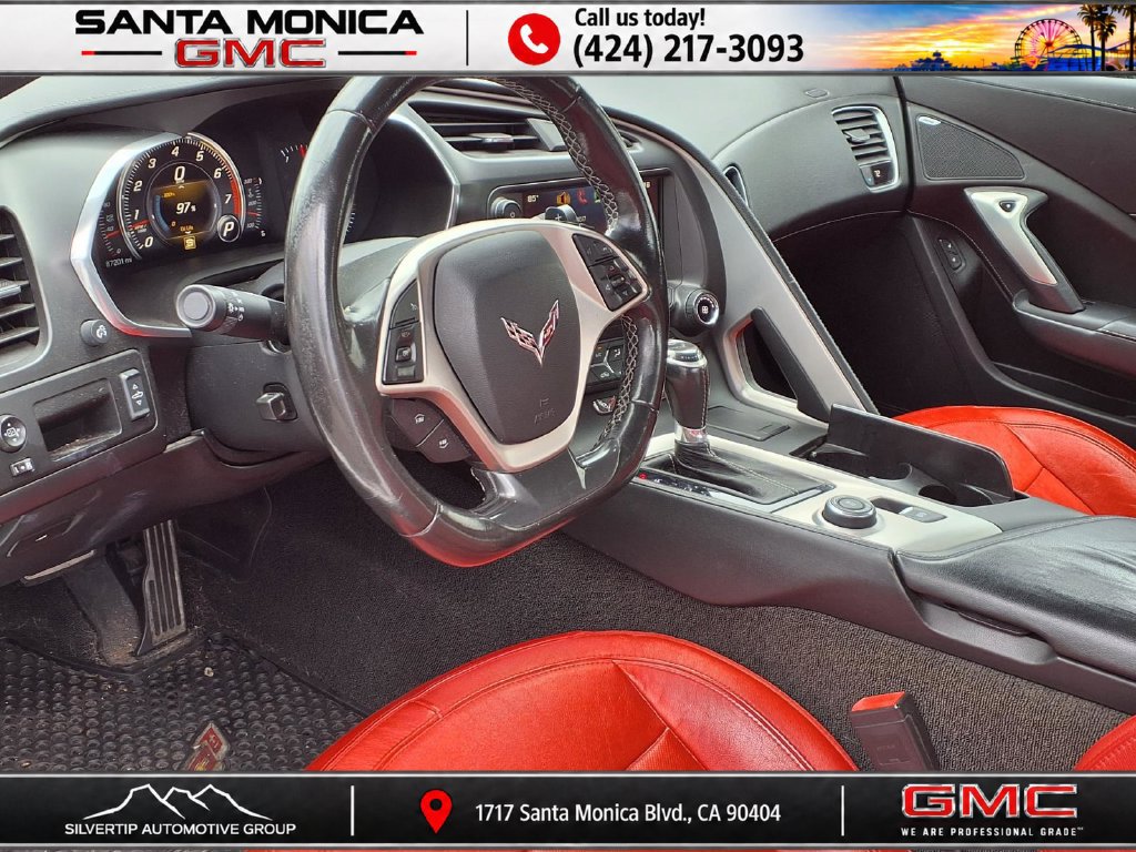 Certified 2016 Chevrolet Corvette Stingray Convertible w/ Carbon Flash Badge Package RWD image 26