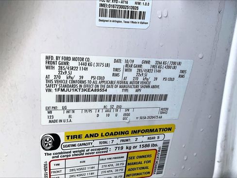 Used 2019 Ford Expedition Limited w/ Equipment Group 302A RWD image 31