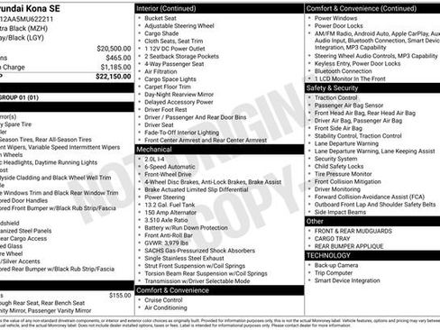 Used 2021 Hyundai Kona SE image 3