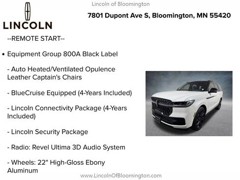 New 2026 Lincoln Navigator Black Label AWD/4WD image 5