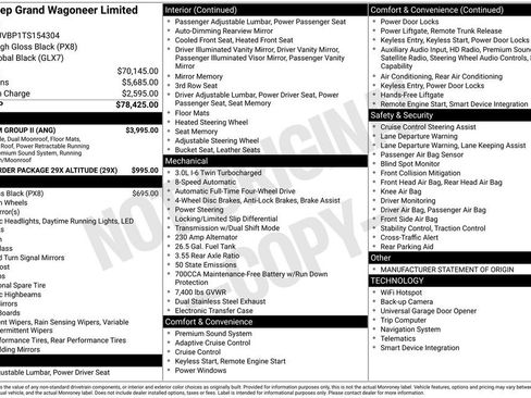 New 2026 Jeep Grand Wagoneer Limited w/ Premium Group II image 2