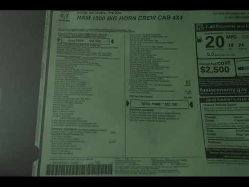 New 2026 RAM 1500 Big Horn image 25