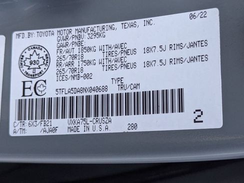 Used 2022 Toyota Tundra SR5 image 19