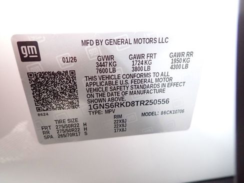 New 2026 Chevrolet Tahoe RST w/ Comfort Package image 42