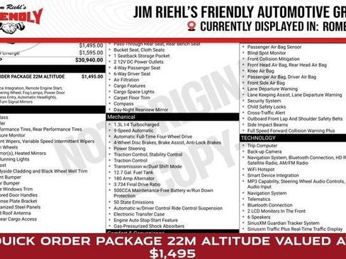 Used 2023 Jeep Renegade Altitude AWD/4WD image 1