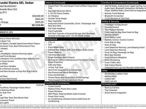 Used 2020 Hyundai Elantra SEL image 10
