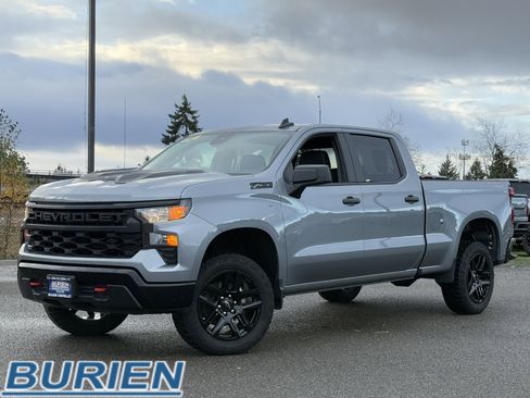 Used 2023 Chevrolet Silverado 1500 Custom Trail Boss w/ LPO, Dark Essentials Package image 1