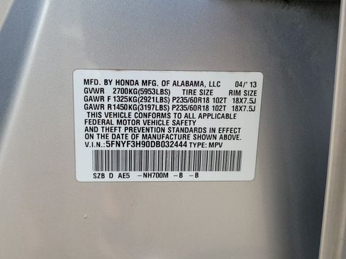 Used 2013 Honda Pilot Touring image 32