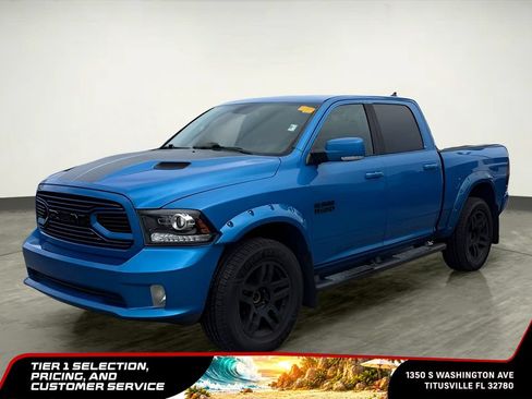 Used 2018 RAM 1500 Sport w/ Hydro Blue Sport Package AWD/4WD image 2