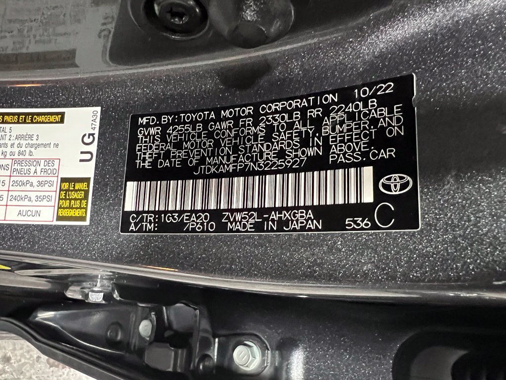 Certified 2022 Toyota Prius Prime XLE FWD image 45