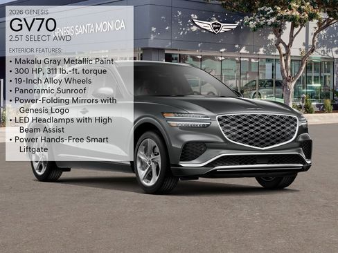 New 2026 Genesis GV70 2.5T Select image 3