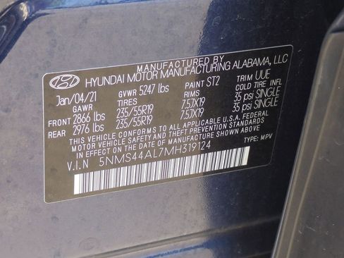 Used 2021 Hyundai Santa Fe Limited w/ Cargo Package image 27