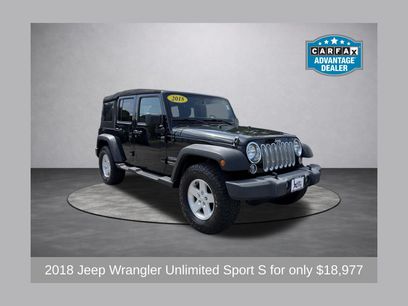 Used 2018 Jeep Wrangler Unlimited Sport S