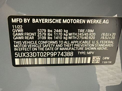 Used 2023 BMW X4 xDrive30i w/ M Sport Package AWD/4WD image 26