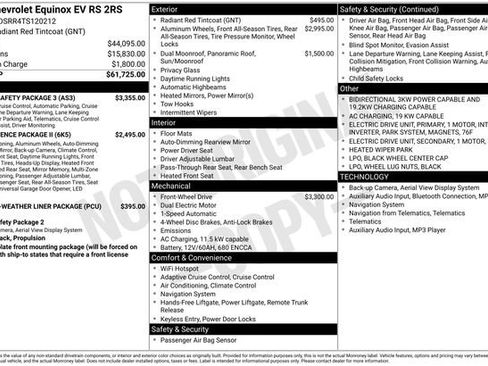 New 2026 Chevrolet Equinox EV RS w/ Active Safety Package 3 AWD/4WD image 16