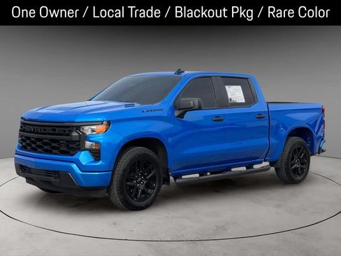 Used 2025 Chevrolet Silverado 1500 Custom w/ Turbomax Blackout Package RWD image 1