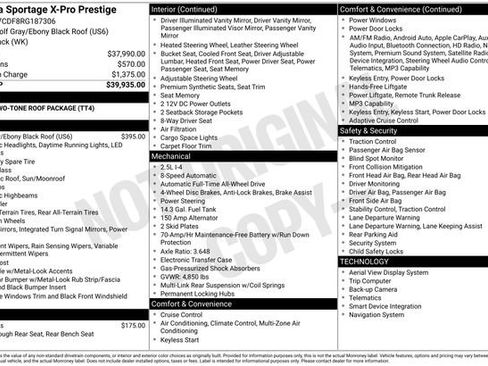 Certified 2024 Kia Sportage X-Pro Prestige AWD/4WD image 39