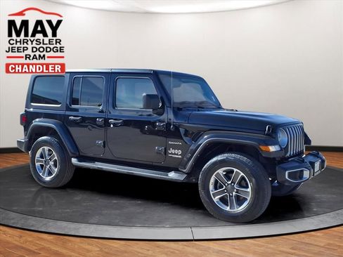 Used 2021 Jeep Wrangler Unlimited Sahara w/ Uconnect 4C Nav & Sound Group image 16