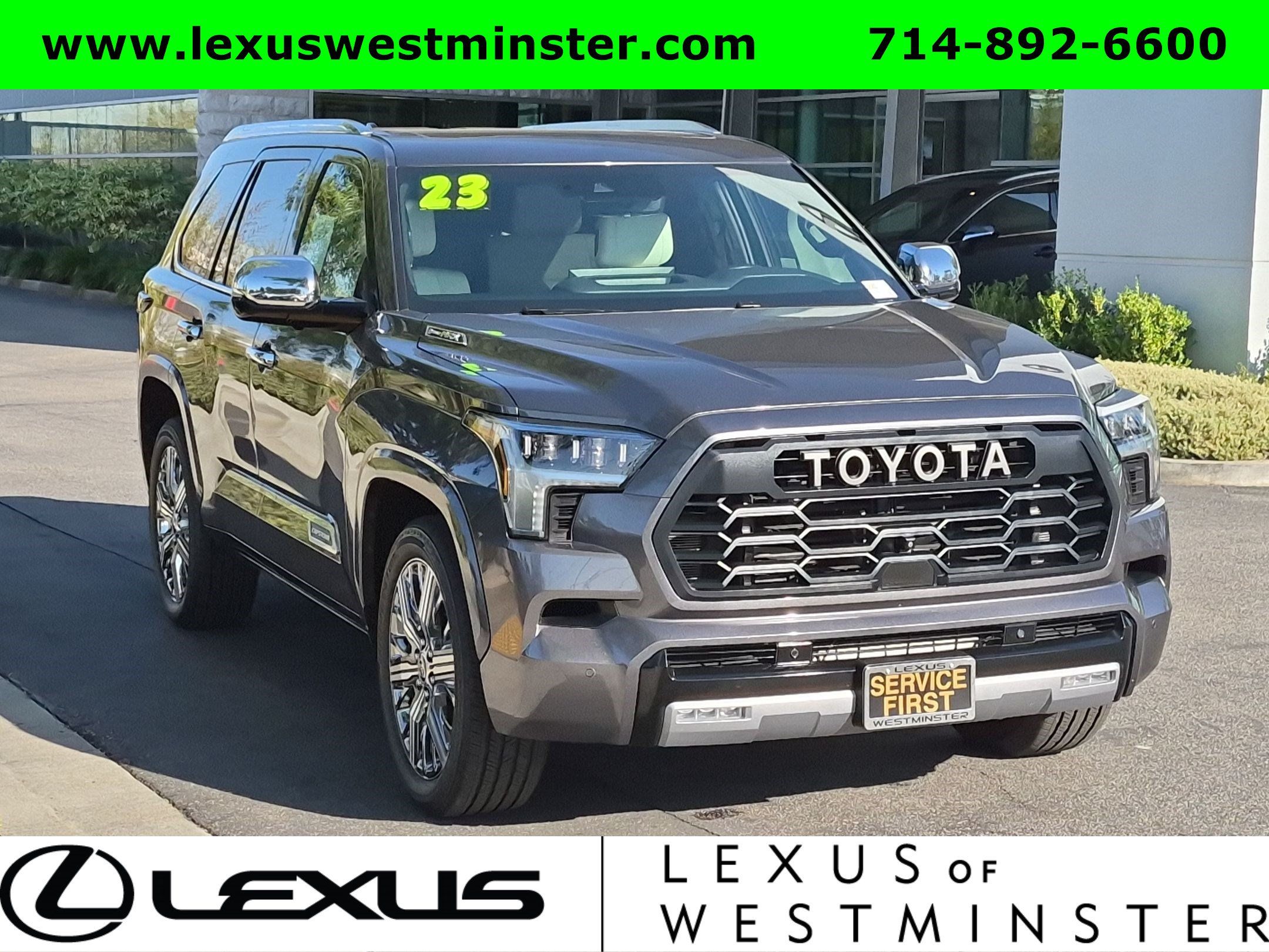 Used 2023 Toyota Sequoia Capstone AWD/4WD image 3