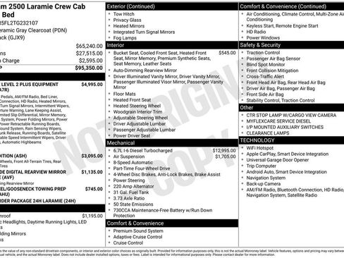New 2026 RAM 2500 Laramie AWD/4WD image 47