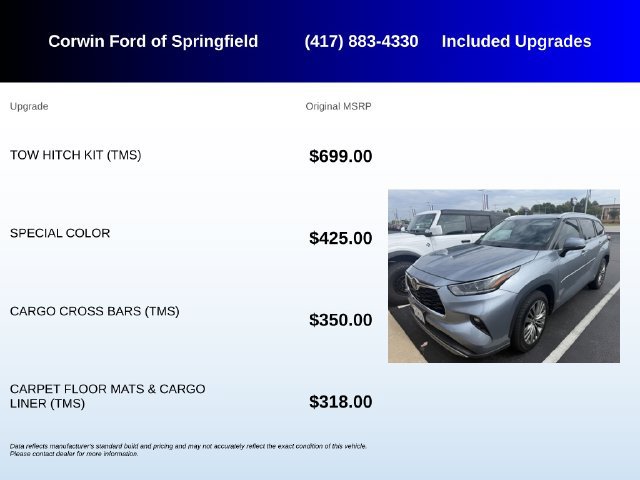 Used 2021 Toyota Highlander Platinum FWD image 5