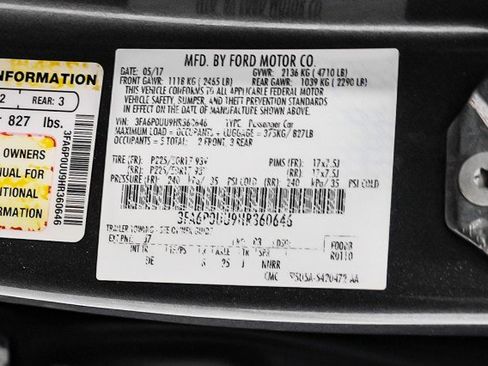 Used 2017 Ford Fusion S image 48