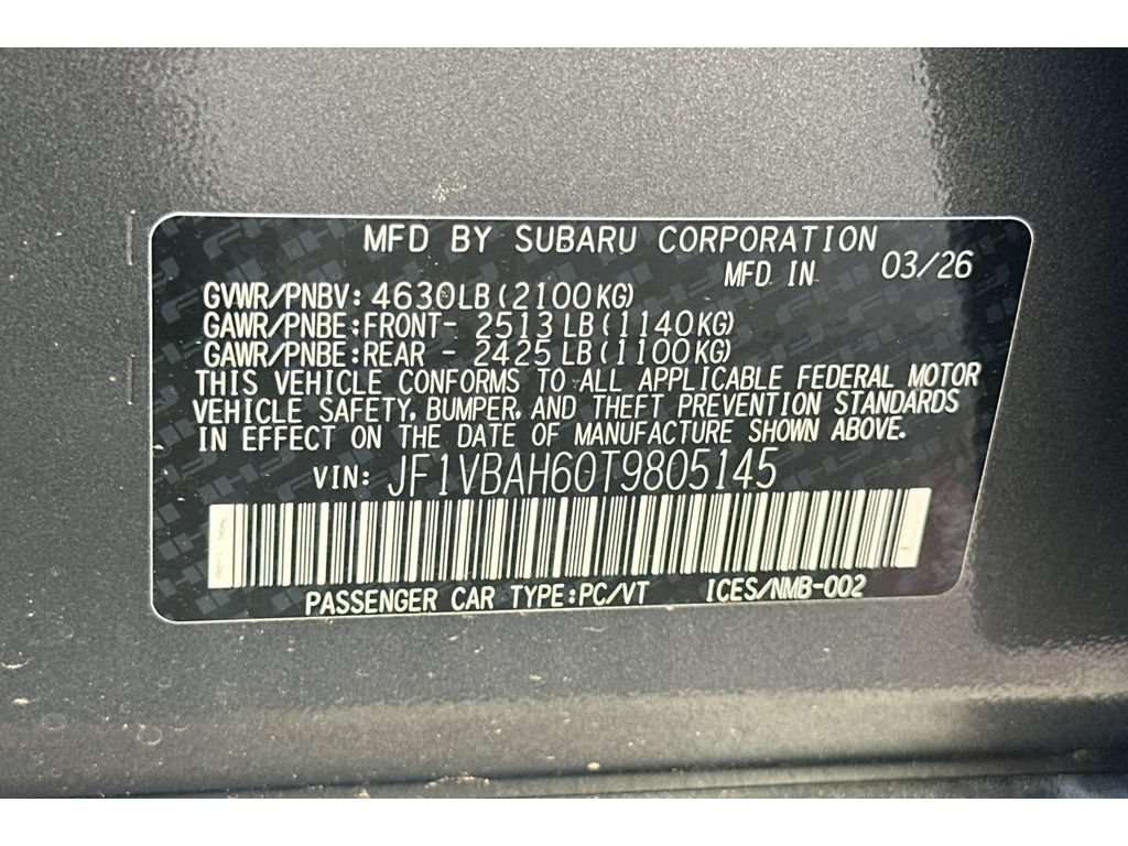 New 2026 Subaru WRX Premium w/ WRX Electronics Package AWD/4WD image 26