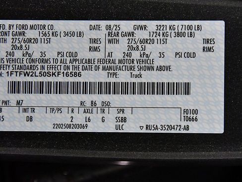 New 2025 Ford F150 STX w/ Equipment Group 200A image 17