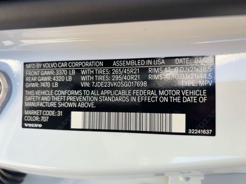 New 2025 Volvo EX90 Plus image 21