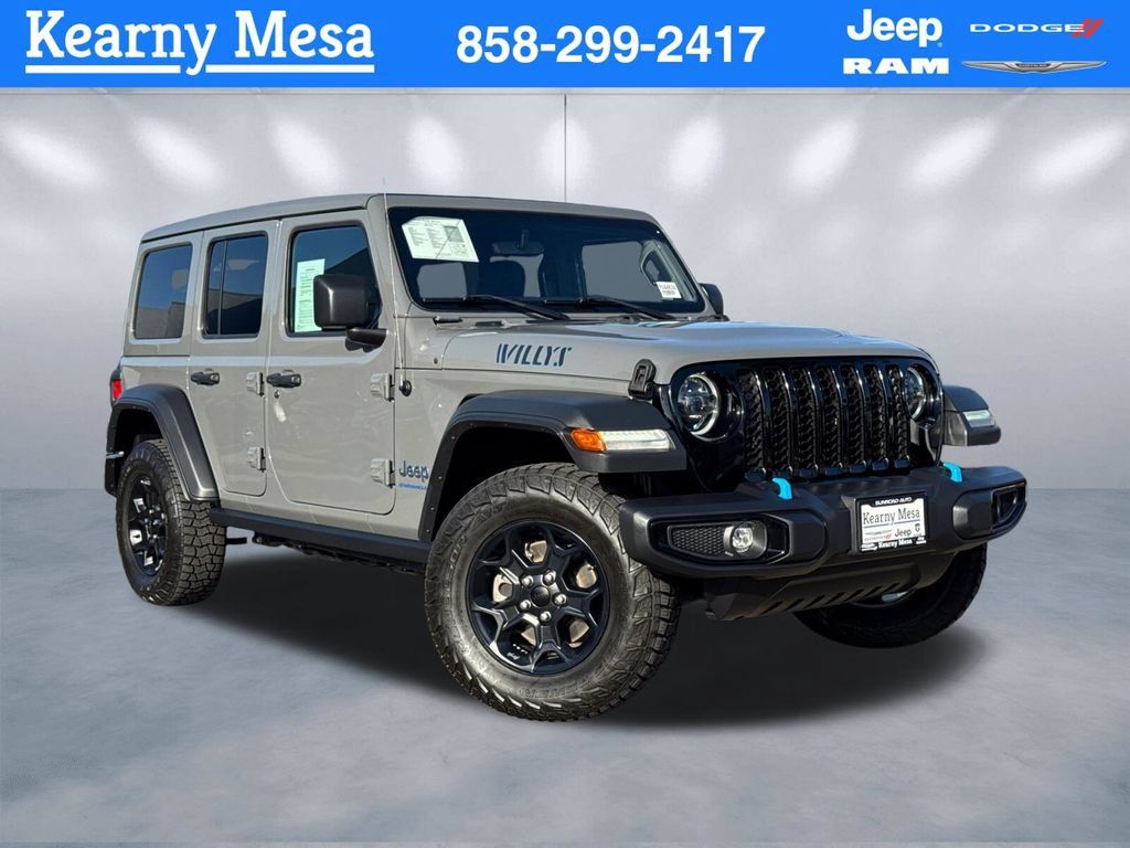Certified 2023 Jeep Wrangler Unlimited w/ Sun & Screen Package AWD/4WD image 1