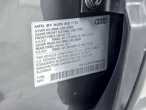 Certified 2026 Audi Q7 2.0T Premium Plus w/ Premium Plus Package AWD/4WD image 29