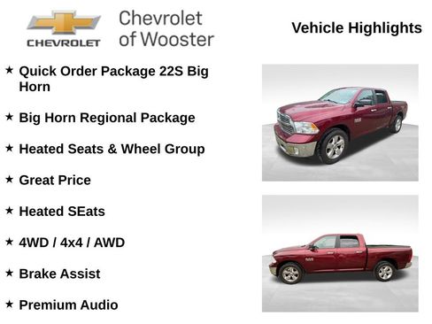Used 2016 RAM 1500 Big Horn AWD/4WD image 2