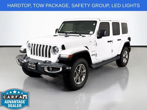 Used 2021 Jeep Wrangler Unlimited Sahara w/ LED Lighting Group AWD/4WD image 3