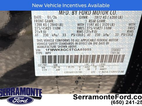 Used 2026 Ford Explorer ST w/ Sun And Sound Package AWD/4WD image 30