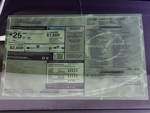 New 2026 MAZDA CX-50 AWD 2.5 S w/ Weather Package image 20