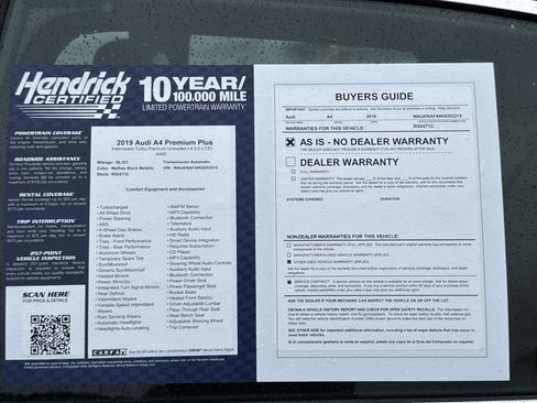 Used 2019 Audi A4 2.0T Premium Plus w/ Premium Plus Package image 36