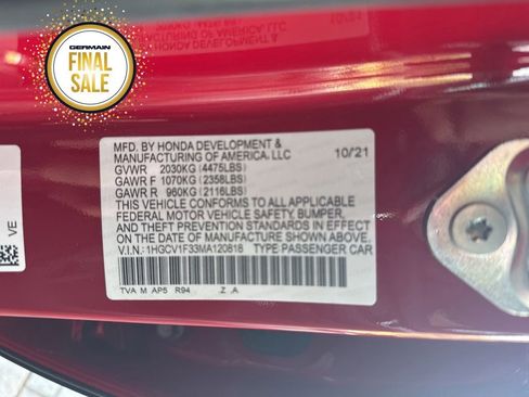 Used 2021 Honda Accord Sport image 19